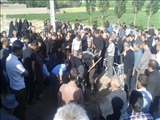 مراسم تدفین و خاکسپاری همکار گرامی استان برگزار شد