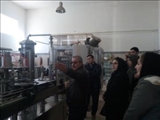 بازدید کارآموزان کارگاه آموزشی اسانس گیری از گیاهان دارویی از کارخانه تولید عرقیجات شفانوش مراغه