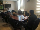 برگزاری جلسه مشترک رئیس مرکز آموزش فنی و حرفه ای با فرماندهی نیروی انتظامی اسکو 