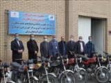 مراسم تجهیز و راه اندازی حرفه تعمیر موتورسیکلت در مراکز آموزش فنی و حرفه ای استان 