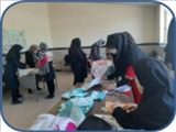 اجرای دوره طراحی دوخت (سری دوزی) در مرکز یادگیری شهید صدر اهر 